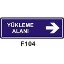 Yükleme Alanı Sağ Ok 10x15 cm Sticker (Yapışkanlı) Etiket