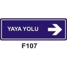 Yaya Yolu Sağ 10x30 cm Dekota (Forex) 3mm Levha