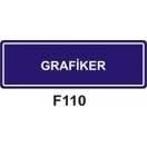 Grafiker 10x15 cm Sticker (Yapışkanlı) Etiket