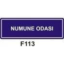 Numune Odası 10x15 cm Sticker (Yapışkanlı) Etiket | Numune Odası