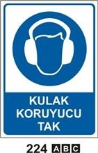 Kulak Koruyucu Tak 50x70 cm Saç (Galvaniz) 0,50mm