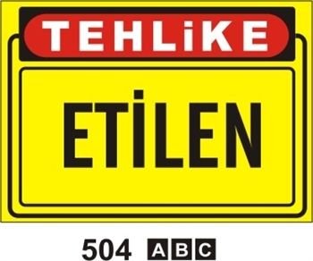 Etilen 35x50 cm Sticker (Yapışkanlı) Etiket
