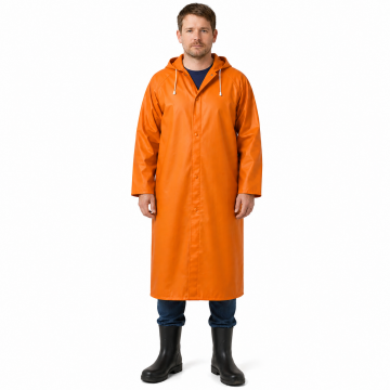 Balıkçı Uzun Yağmurluk Turuncu Renk