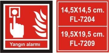Yangın Alarm Butonu Fotolümen