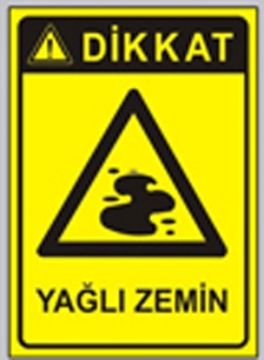 Dikkat Yağlı Zemin 50x70 cm Dekota (Forex) 3mm