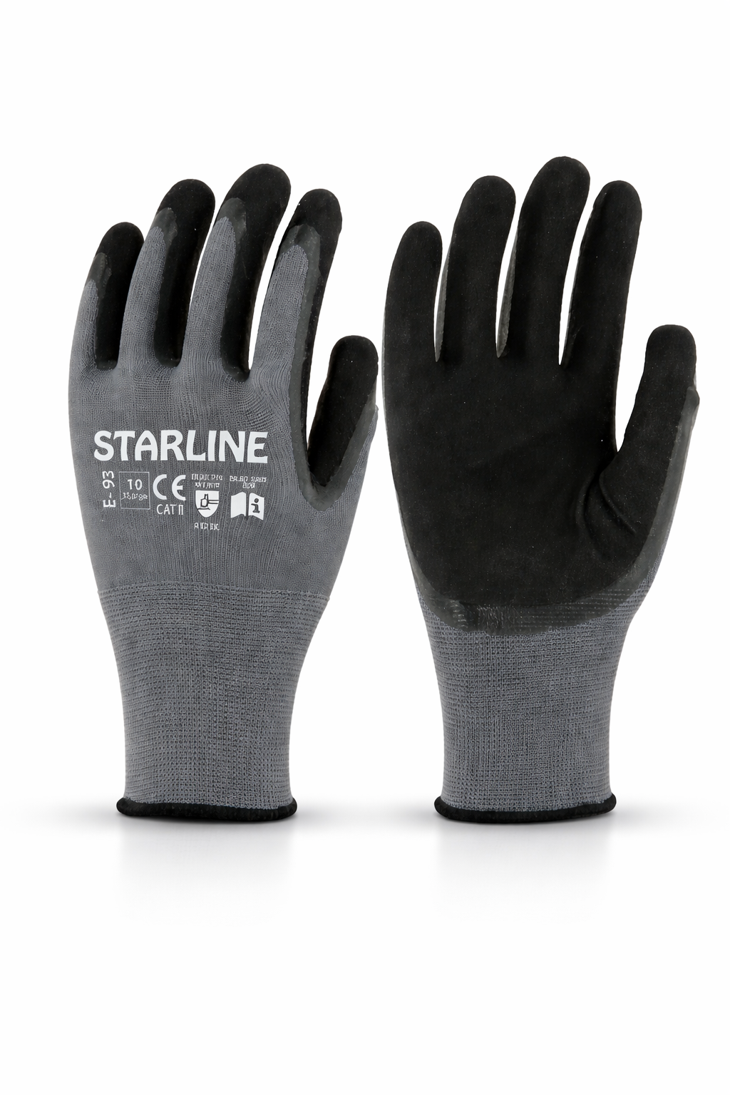 Starline E-93 Sandy Finish Köpük Nitril İş Eldiveni
