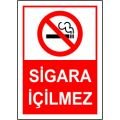 Sigara İçilmez 25x35 cm PVC (Plastik) 0,50mm