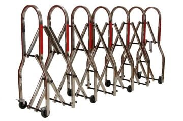 Paslanmaz Çelik Akordion Bariyer 4 metre