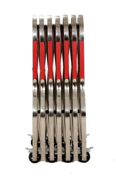 Paslanmaz Çelik Akordion Bariyer 4 metre