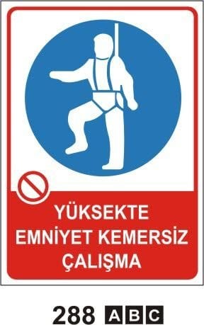 Yüksekte Emniyetsiz Kemersiz Çalışma