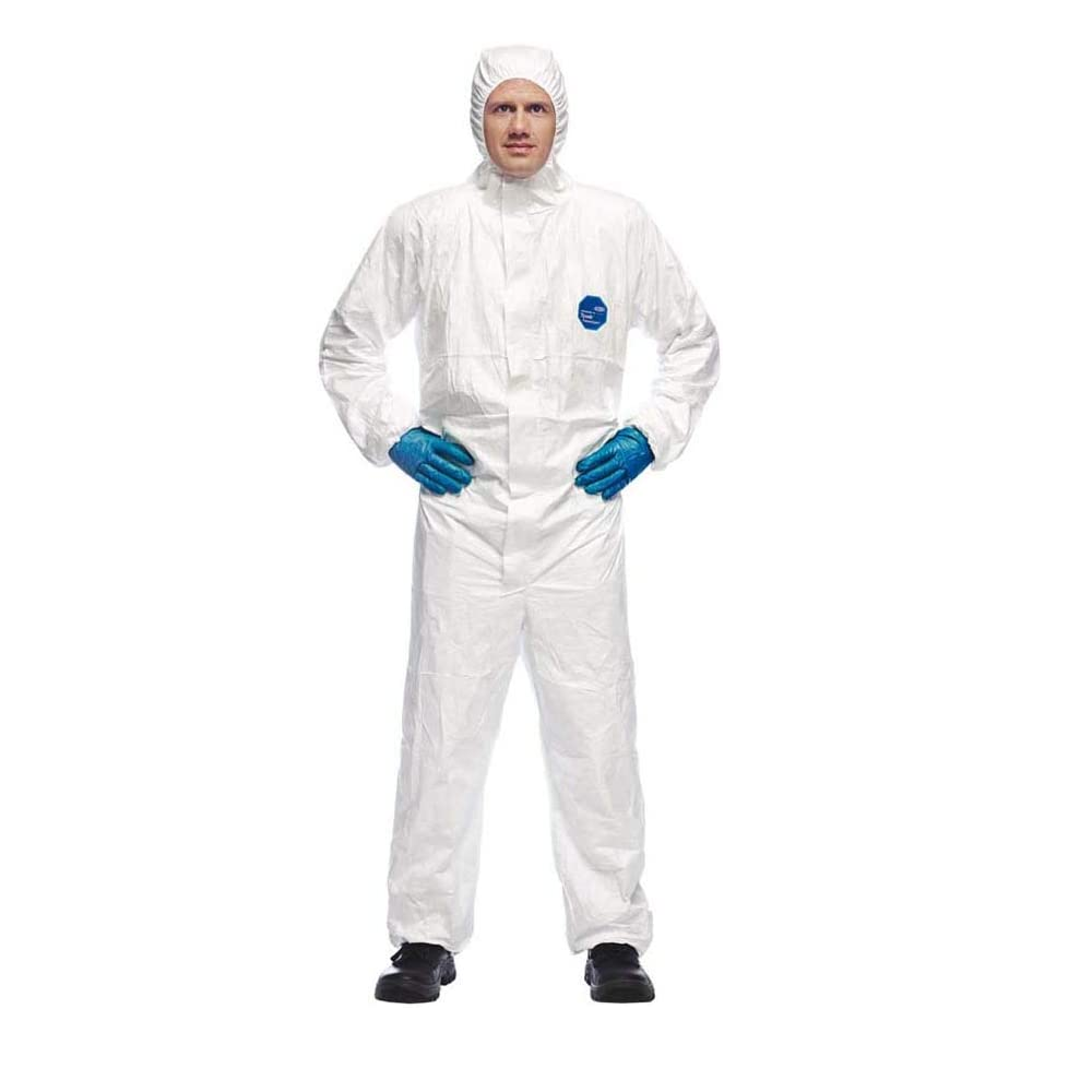 DuPont Tyvek 500 Xpert Başlıklı Kimyasal Koruyucu Tulum
