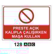 PRESTE AÇIK KALIP KULLANIRKEN MAŞA KULLAN