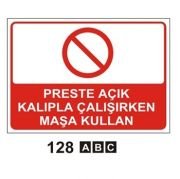 PRESTE AÇIK KALIP KULLANIRKEN MAŞA KULLAN 25x35 cm Saç (Galvaniz) 0,50mm