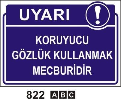 Koruyucu Gözlük Kullanmak Mecburidir