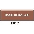 İdari Bürolar 10x15 cm Sticker (Yapışkanlı) Etiket