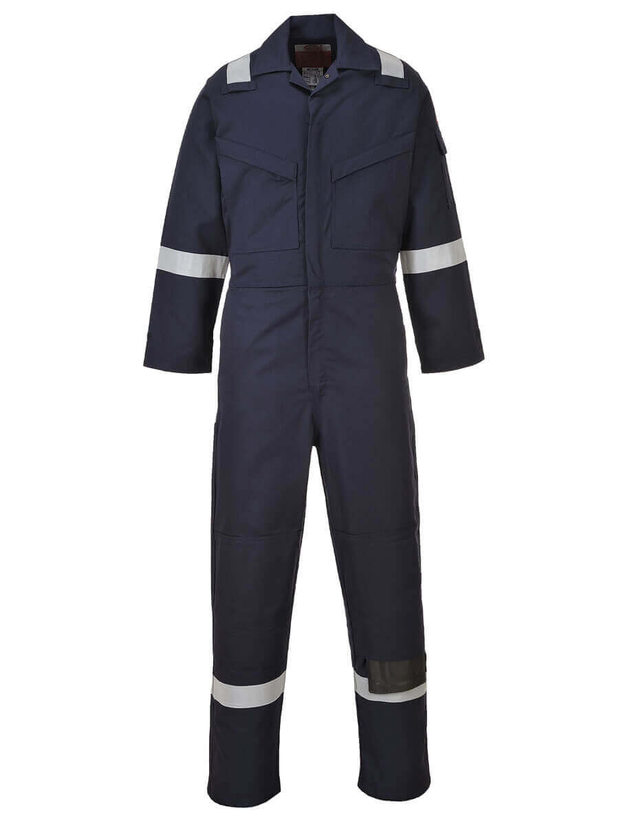 Portwest FR50 - Alev Almaz Anti-Statik Tulum 350g Siyah