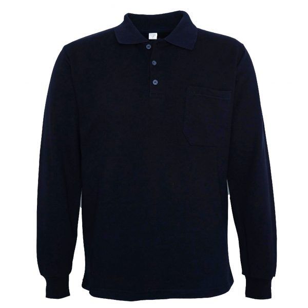 Polo Yaka Sweatshirt Lacivert