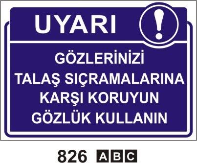 Gözlerinizi Talaş Sıçramalarına Karşı Koruyun Gözlük Kullanın