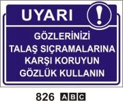 Gözlerinizi Talaş Sıçramalarına Karşı Koruyun Gözlük Kullanın