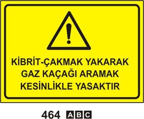 Kibrit Çakmak Yakarak Gaz Kaçağı Aramak Kesinlikle Yasaktır