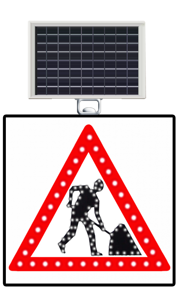 Güneş enerjili LED’li çalışma var 600x600 mm