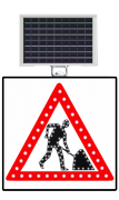 Güneş enerjili LED’li çalışma var 600x600 mm
