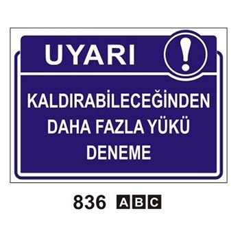 Kaldırabileceğinden Daha Fazla Yükü Deneme 50x70 cm Dekota (Forex) 3mm