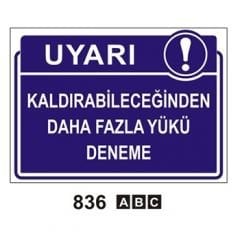 Kaldırabileceğinden Daha Fazla Yükü Deneme 50x70 cm Dekota (Forex) 3mm