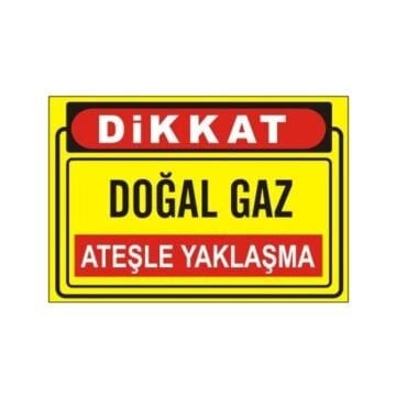 Doğalgaz Ateşle Yaklaşma