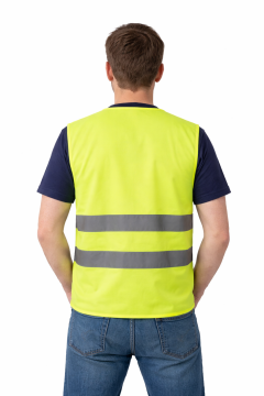 Reflektörlü Sarı İkaz Yeleği
