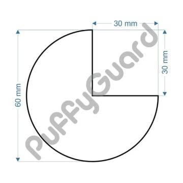 Puffyguard C2 Kenar Köşe Koruyucu Ø60 x 1000 mm