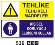 Tehlikeli Maddeler Kişisel Koruyucu Elbiseni Kullan