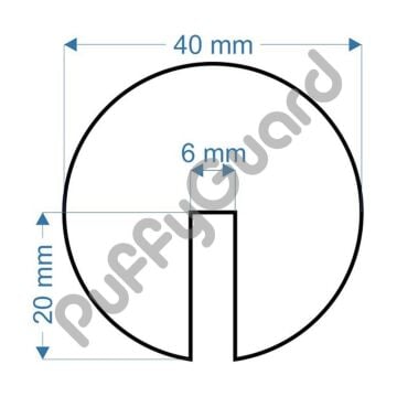 Puffyguard A Profil Kenar Köşe Koruyucu Ø40 x 1000 mm