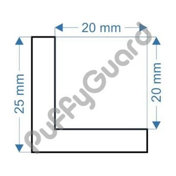 Puffyguard L1 Kenar Köşe Koruyucu 25 x 25 x 1000 mm