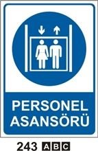 Personel Asansörü 50x70 cm Saç (Galvaniz) 0,50mm