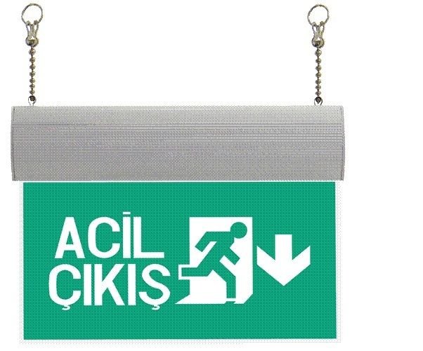 Orion-A Acil Yönlendirme Armatürü AŞAĞI YÖN