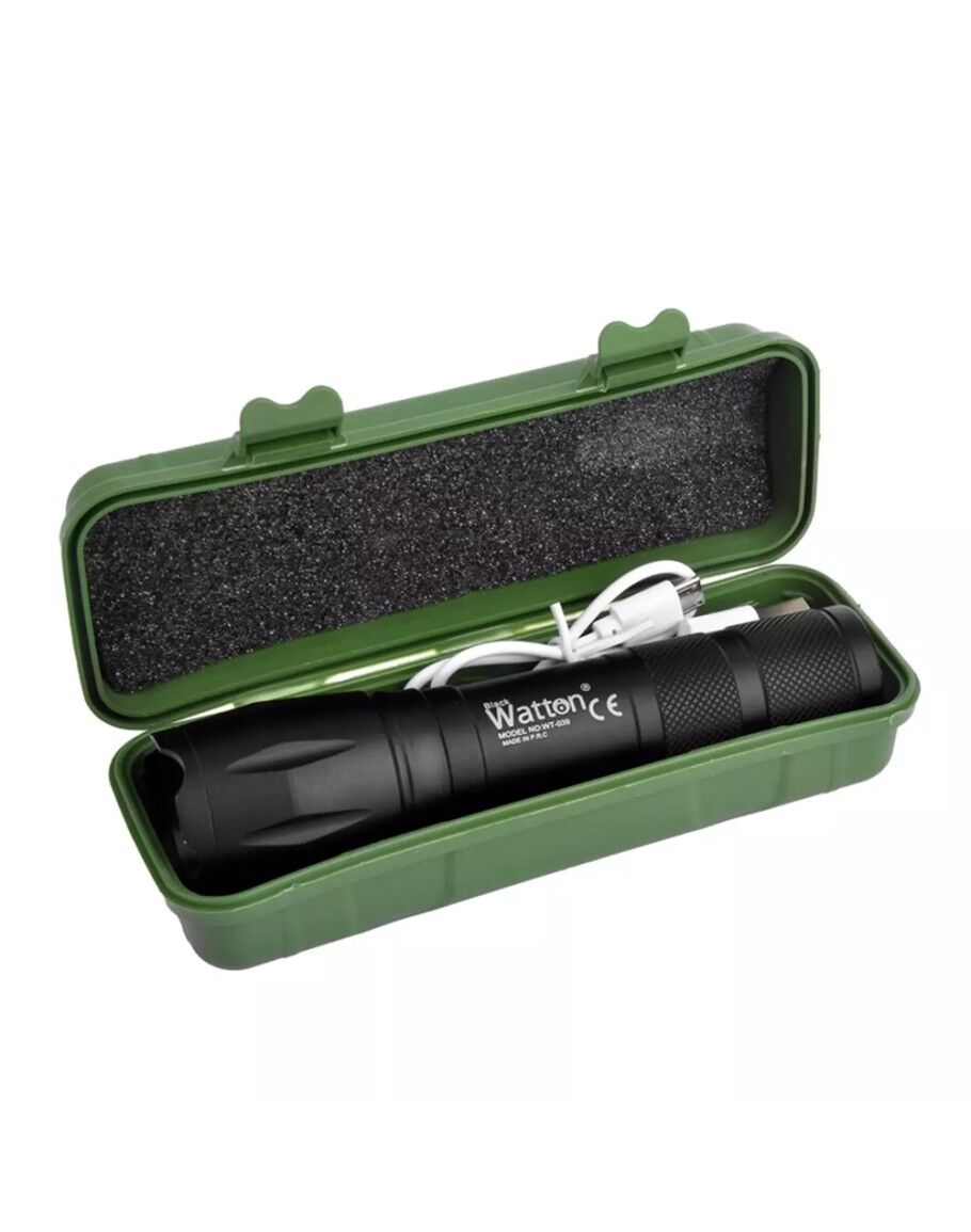 Watton Wt-039 Powerbank Özellikli Uzun Menzilli El Feneri