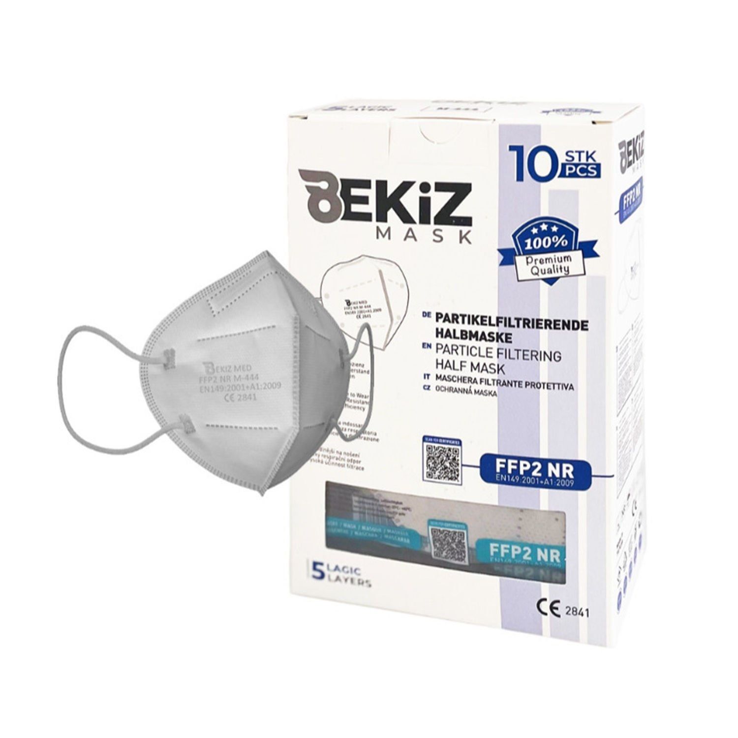8ekiz Maske FFP2 Yüksek Korumalı Katlanır Medikal Maske