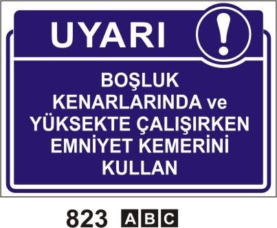 Boşluk Kenarlarında ve Yüksekte Çalışırken Emniyet Kemerini Kullan