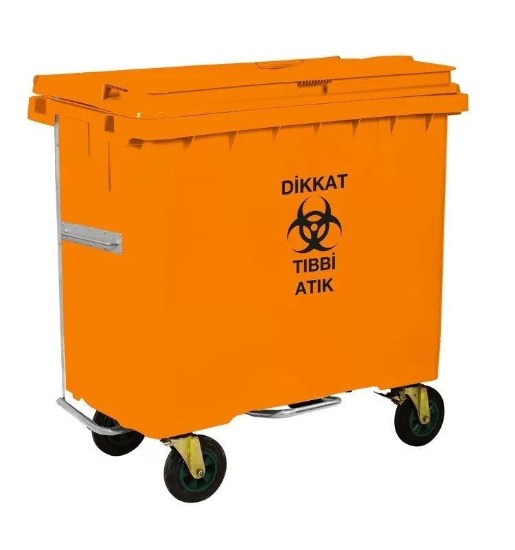 Tıbbi Atık Çöp Konteyneri 770 Lt