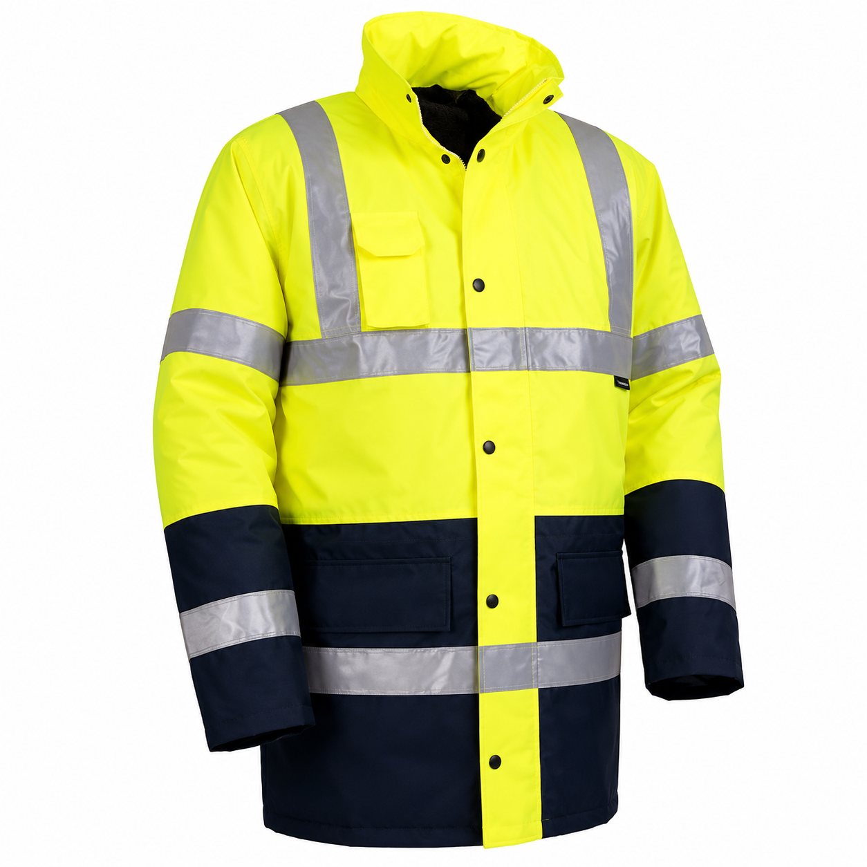 Vızwell Vwjk05 300D Oxford İki Renkli Reflektörlü İçi Kapitoneli Parka