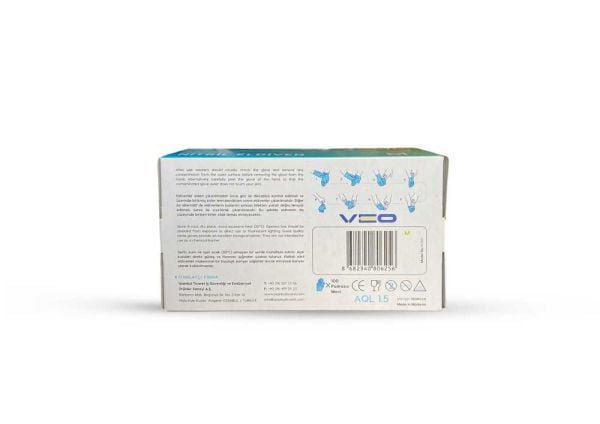 Veo K350 Tek Kullanımlık Pudrasız Nitril Eldiven (100 Adet/Kutu)