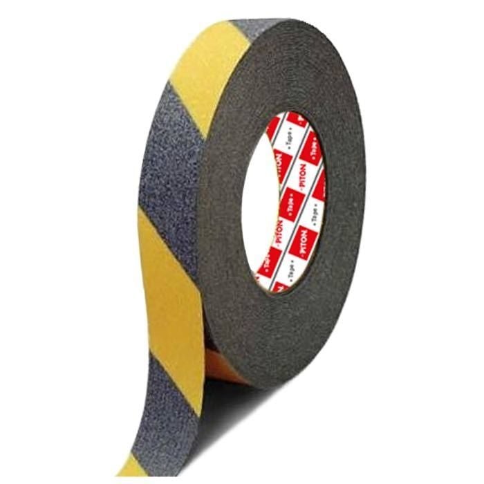 Merdiven Kaydırmaz Bant Sarı-Siyah 25 mm x 25 mt