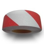 Kaydırmaz Bant Kırmızı-Beyaz 50 mm x 25 mt