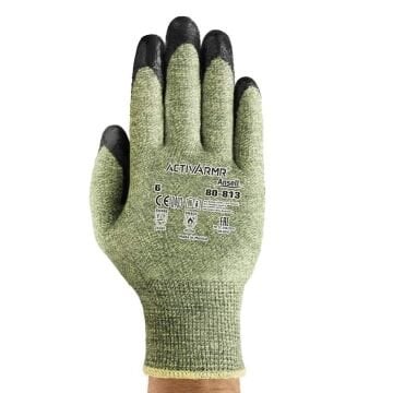 Ansell ActivArmr® 80-813 Elektrik Ark Parlaması ve Kesilme Dirençli Aleve Dayanıklı İş Eldiveni