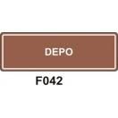 Depo 10x15 cm Sticker (Yapışkanlı) Etiket