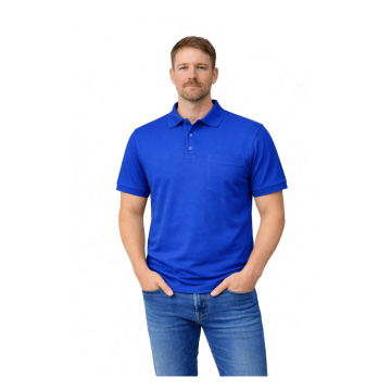 Mavi Polo Yaka Tişört