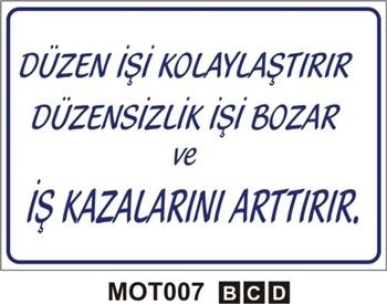 Düzen İşi Kolaylaştırır Düzensizlik İşi Bozar 35x50 cm PVC(Plastik) 0,50mm