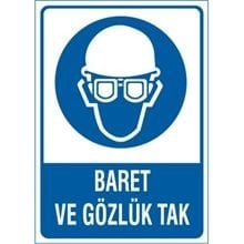 Baret ve Gözlük tak 35x50 cm Dekota (Forex) 3mm