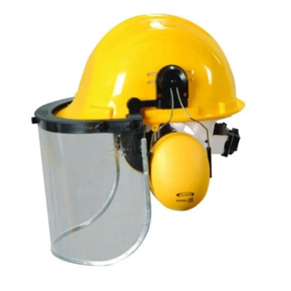 Essafe Vidalı Baret + Kulaklık + Siperlik GE 1280-1